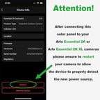 Solar Panel for Arlo Essential/XL Spotlight Cam, Essential 2K/2K XL, - Image 3