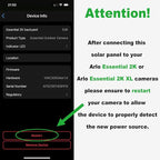 Solar Panel for Arlo Essential/XL Spotlight Cam, Essential 2K/2K XL, - Image 3