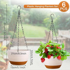 Mumufy 6 Pcs 8 Inch Hanging Planter - Image 2
