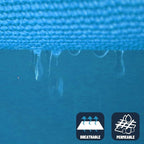 SUNNY GUARD Custom Size 5'x10' Turquoise Blue Sun Shade Sail Rectangle UV Block - Image 5