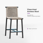 PURPLE LEAF Counter Height Stools Set of 2 - Image 9