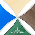 Royal Shade 16' x 20' White Rectangle Sun Shade Sail Canopy Outdoor Patio - Image 9