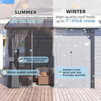AECOJOY Wall Gazebo 12’ x 10’ - Image 2
