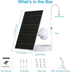 Zivif 7W Solar Panel for Arlo Essential 2K, Essential XL Spotlight Cameras - Image 6