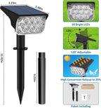 T-SUNUS Christmas Solar Spotlights White 6000K IP65 Waterproof 2-in-1 Outdoor - Image 7
