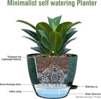 12 inch Large Self Watering Pots - Image 4