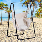 Goutime Hammock Chair, Boho Hanging Rope Ceiling Swing, Macrame Hanging - Image 7