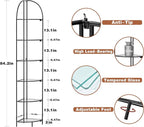 Crofy Foldable 6 Tier Corner Shelf, Metal Corner Plant Stand - Image 3