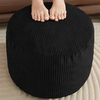 Pouf Ottoman Foot Stools with Foam Small Ottoman by WSOFRLAC