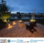 LEONLITE 8-Pack Premium Series 5CCT 4 Inch LED Hardscape Lighting Swivel - Image 3