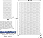 Outdoor Privacy Screen, Freestanding Privacy Fence Panels - Image 2