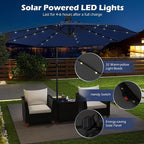 Tangkula 10ft Solar LED Patio Umbrella - Image 5