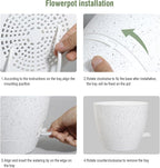 10 inch Self Watering Pots, Plant Pots - Image 5