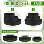 3 Tiered Strawberry Planter for Outdoor Plants, 23.6 Inch Heavy Duty Strawberry - Image 2