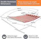 SUNCREAT Double Hammock Quilted Fabric Swing - Image 4