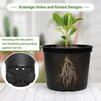 GREANER 5 Gallon Black Planter Pots, Seed Starting Container - Image 4