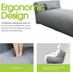 Outdoor Bean Bed Chair Sun Lounger, Outdoor Couch Sofa - Image 3