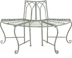 SAFAVIEH Outdoor Furniture Collection – Abia Antique Dark Green Distressed by SAFAVIEH