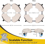 Goovilla Plant Stand with Wheels Heavy Duty, Rolling Plant Stand/Dolly/Roller - Image 3