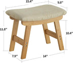 Foot Stool Ottoman Foot Rest Under Desk, Small Stool - Image 3