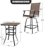 NUU GARDEN 5-Piece Outdoor Bar Set - Image 6