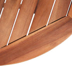 vidaXL Oval Acacia Wood Patio Dining Table - Image 4