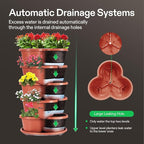 VIVOSUN 5 Tier Vertical Gardening Stackable Planter - Image 2