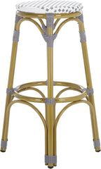 Safavieh Home Collection Kipnuk Grey&White Indoor/ Outdoor Barstool - Image 7