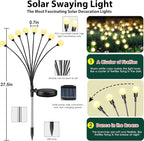 6-Pack Garden Solar Lights, 48 LED Solar Lights Outdoor - Image 4