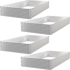 4 Pack Raised Beds for Gardening, Corrugated Galvanized Steel Raised Garden Bed by OZMSHF