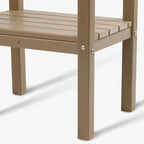 WestinTrends Malibu 36" Outdoor Adirondack HDPE 2-Tier Patio Side Table - Image 8