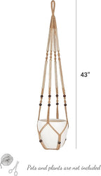 Mkono 43 Inch Macrame Plant Hanger Large - Image 5