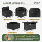 Aoxun 15 Piece Patio Furniture Set - Image 2