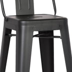 AC Pacific 30” Metal Barstool Set of 2 – Country Rustic Style - Image 6