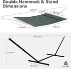 SUNCREAT Hammocks Extra Large Double Hammock - Image 4