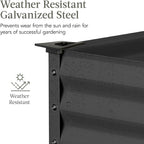 Best Choice Products 48x24x30in Galvanized Raised Garden Bed, Metal Elevated - Image 4