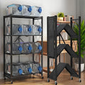 Kitchen Garage Metal Shelves, Storage Shelves Organizer, Foldable Metal Shelving by Unknown