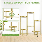 iDavosic.ly 6 Tier Large Plant Stand Indoor, 10 Inch Wide Tall Corner Metal - Image 6