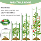 Legigo 8-Pack Tomato Cage for Garden Plant Support- Up to 48inch Garden Stakes - Image 2
