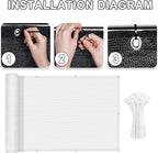 LOVE STORY Balcony Privacy Screen, UV Protection and Weather-Resistant - Image 2