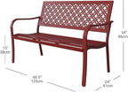 Grand patio Garden Bench, Outdoor Benches - Image 3