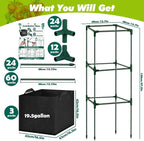 3 Pack Tomato Cages 47 Inch for Garden - Image 4
