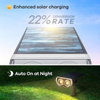 Consciot Christmas Solar Spot Lights Outdoor, IP67 Waterproof 2-in-1 Solar - Image 3