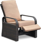 ATR ART TO REAL Outdoor Recliner, Outdoor Wicker Recliner Chair - Image 9