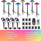 SUNVIE RGBW Landscape Lighting Kit 12V Low Voltage Landscape Lighting - Image 8