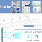 2-Pack 15 Inch Acrylic Window Boxes Plant Shelves, - Image 3