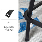 MFSTUDIO Outdoor Bar Stools Set of 6, Swivel Bar Height Patio Chairs Outdoor - Image 5