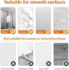 Lifewit Window Plant Floating Shelves 14.6x3.6, 3 Pack Acrylic Suction Cup Shelf - Image 5