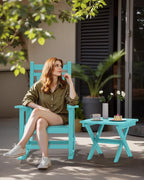 SERWALL Folding Outdoor Side Table Set of 6, Adirondack End Table - Image 11