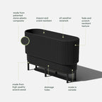 Veradek Demi Series Raised Long Planter - Image 3